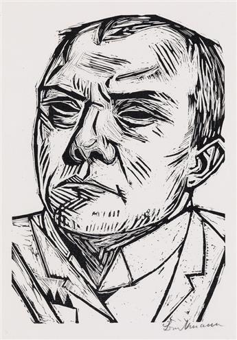 MAX BECKMANN Selbstbildnis.